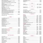 Menu Arroz Bar Restaurant Marrakech June 2023 111112